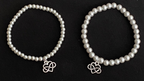 Soulmate Stackable Bracelet - Glass Pearl Bead Strechy Band
