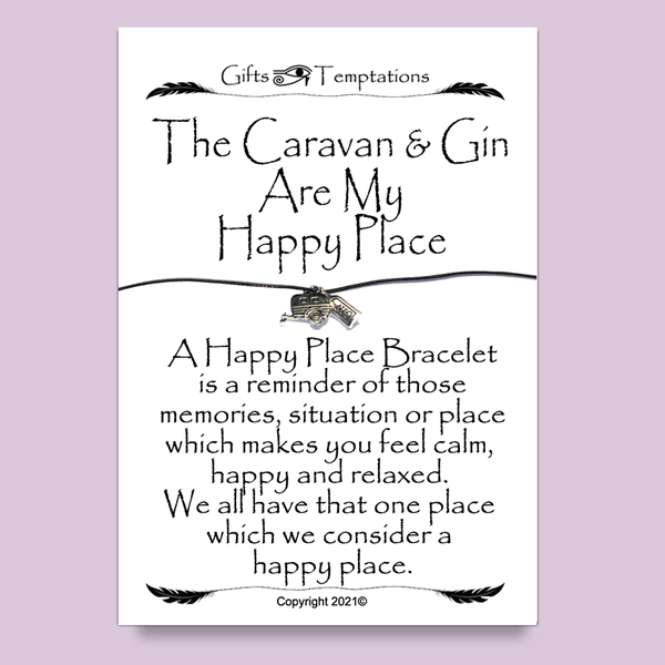 The Caravan and Gin Happy Place Bracelet