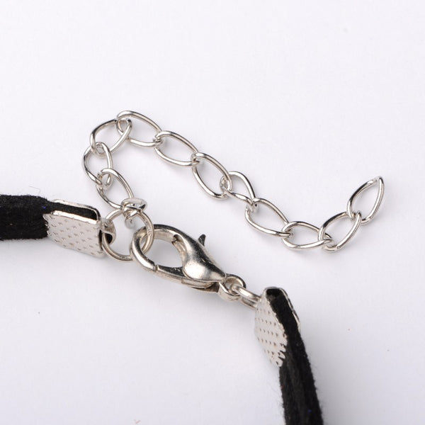 Double Heart Charm Leather Bracelet for Mum, Daughter, Sister Girlfriend