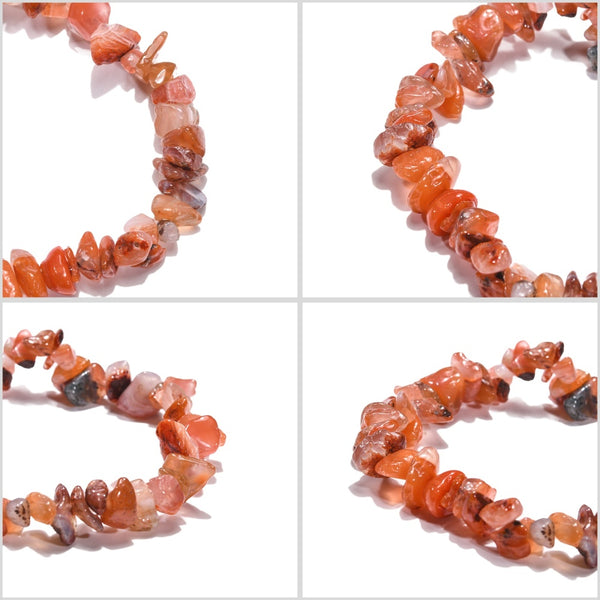 Crystal Gemstone Bracelet Natural Stones Stretch Reiki Gifts