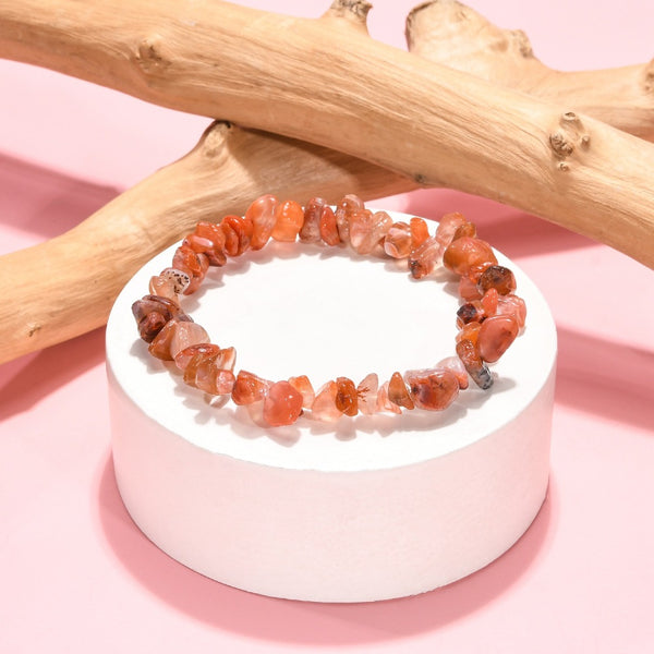 Crystal Gemstone Bracelet Natural Stones Stretch Reiki Gifts