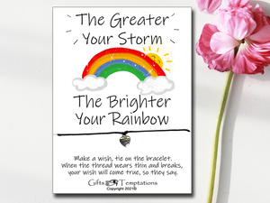 The Greater Your Storm Bracelet