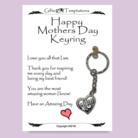 Happy Mothers Day Keyring