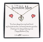 Incredible Mum Boxed Message Necklace
