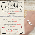 Infinity Friendship Inspirational Gift Bracelet