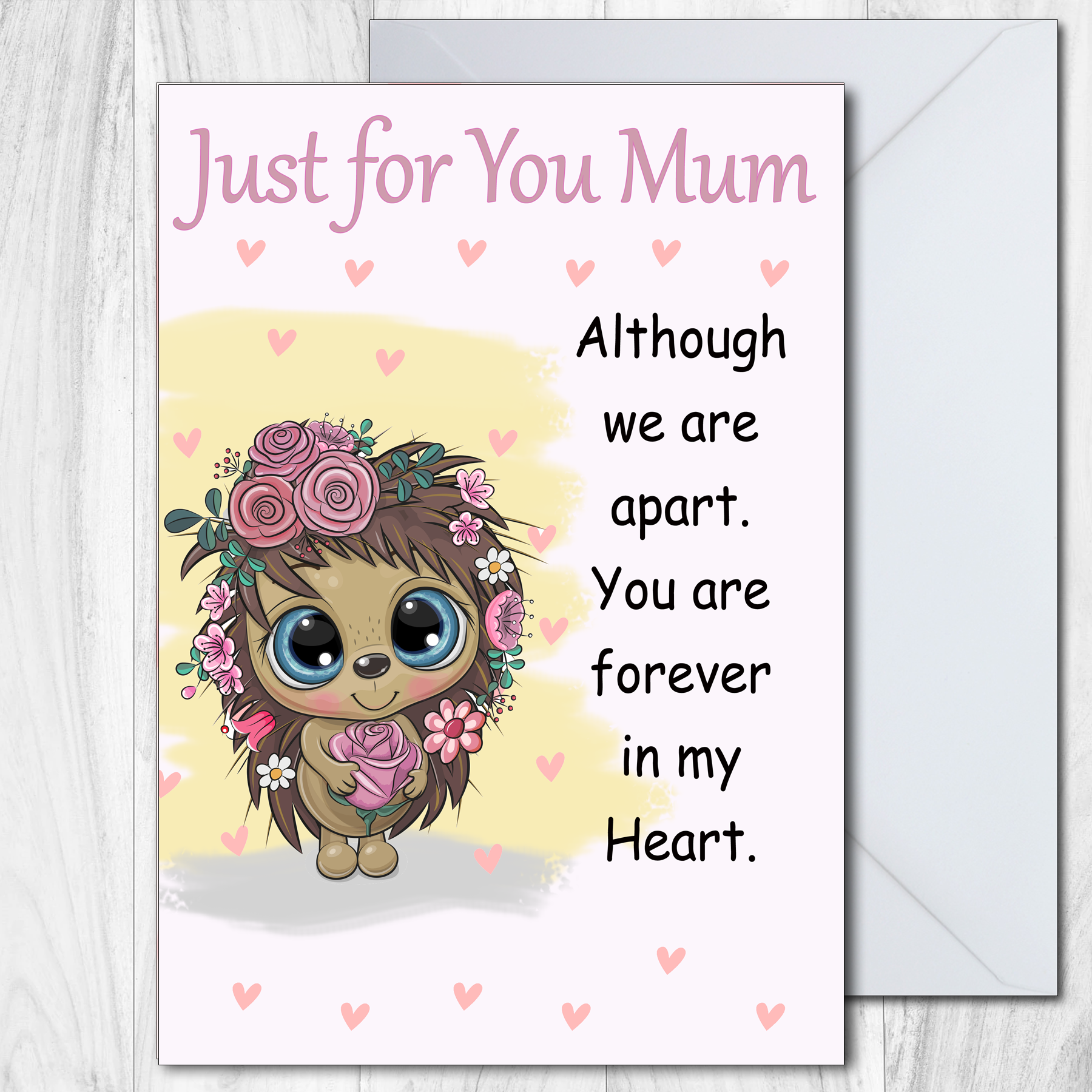 Mothers Day Card - Just for you