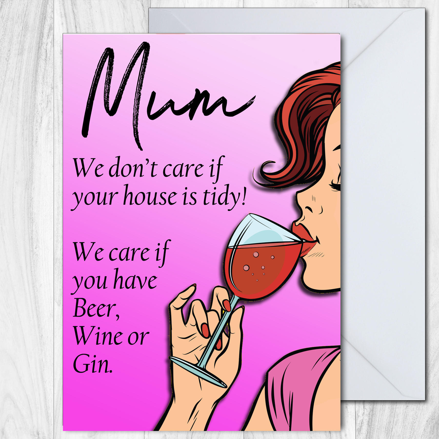 Mothers Day Card - Tidy House