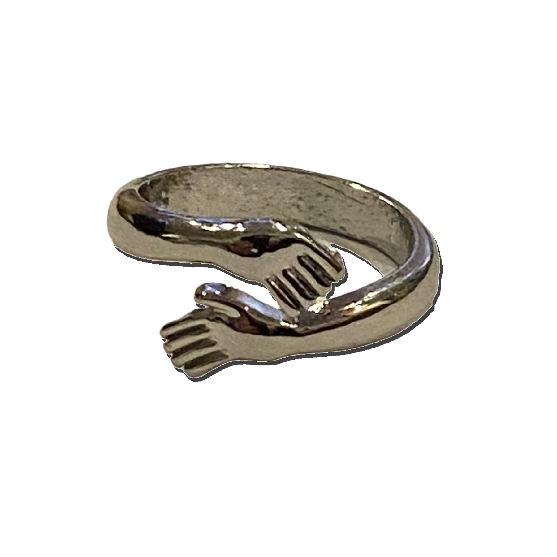 Friendship Hug Adjustable Ring, Think of You, Letter Box Hug Gift or Present Friends