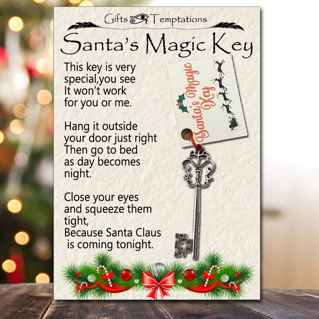 Magic Key Elf Santa's Magic Key, Christmas Eve Magic Key – Gifts and Temptations
