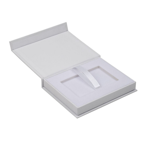 White Magnetic Gift Card Box