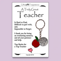 A Truly Great Teacher Keyring