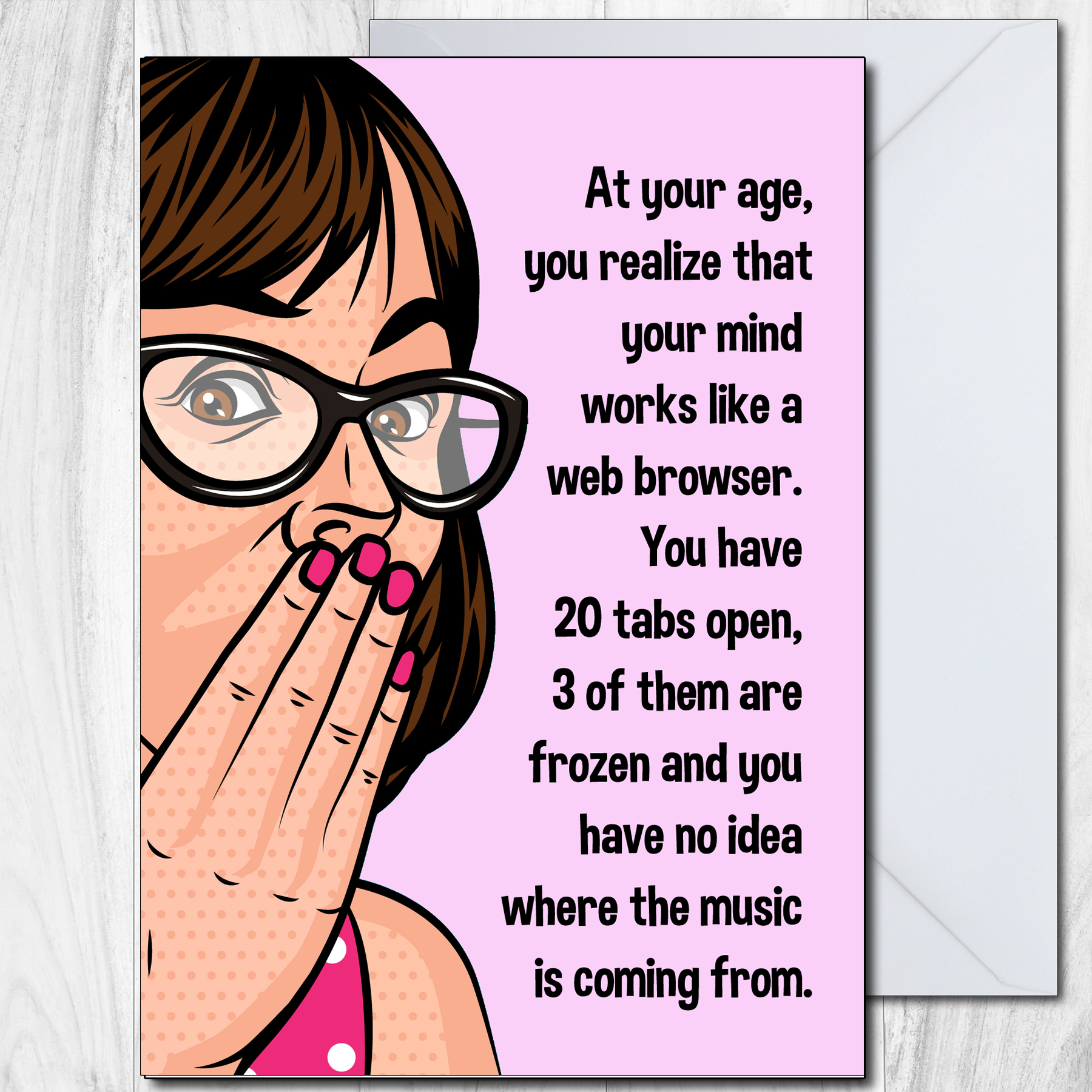 Open Birthday Cards At Your Age Family Friends Women Mum
