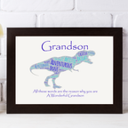 Wonderful Grandson Granddaughter Birthday Gift Print