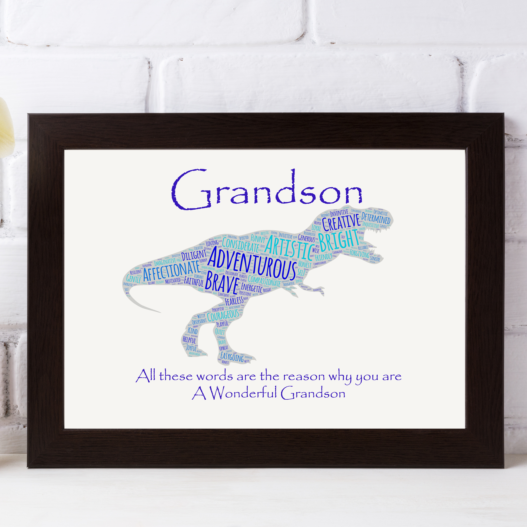 Wonderful Grandson Granddaughter Birthday Gift Print